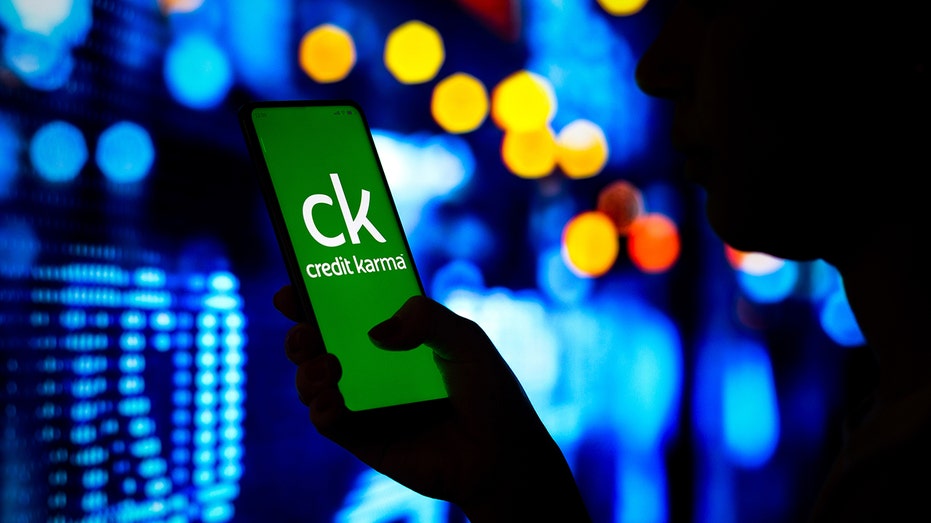 credit karma logo on phone